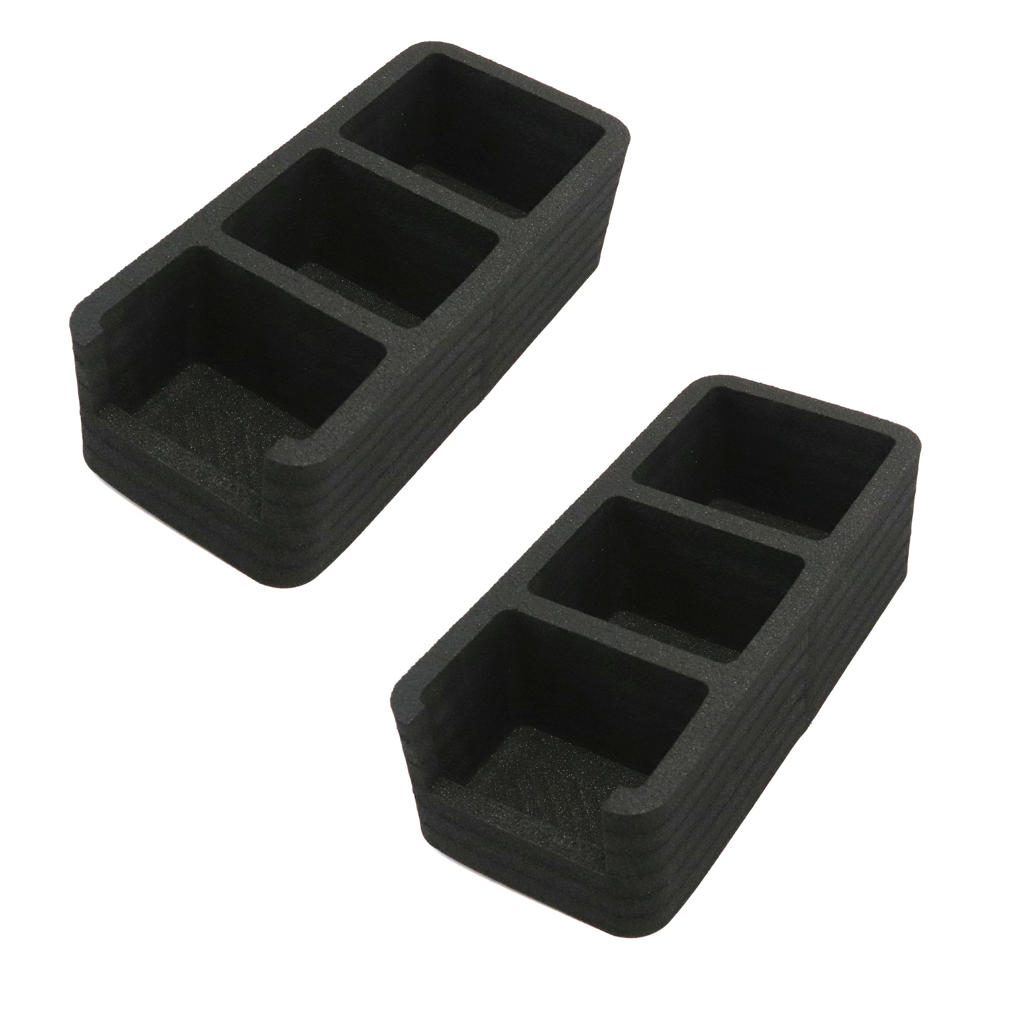 Polar Whale 2 Food Storage Organizers Bin Tray for Kitchen Pantry Cabinet Cupboard Countertop for Spice Pouches Hot Chocolate Dressing Mixes Sugar Packets Waterproof Washable 5" Wide x 11" Long 2 Pack