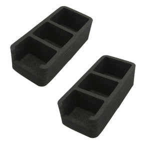 Polar Whale 2 Food Storage Organizers Bin Tray for Kitchen Pantry Cabinet Cupboard Countertop for Spice Pouches Hot Chocolate Dressing Mixes Sugar Packets Waterproof Washable 5" Wide x 11" Long 2 Pack