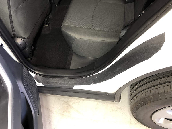 Red Hound Auto Door Entry Guard Scratch Shield Compatible with Toyota RAV4 2019-2020 4 Door 6pc Custom Fit Door Sill Scuff Paint Protector