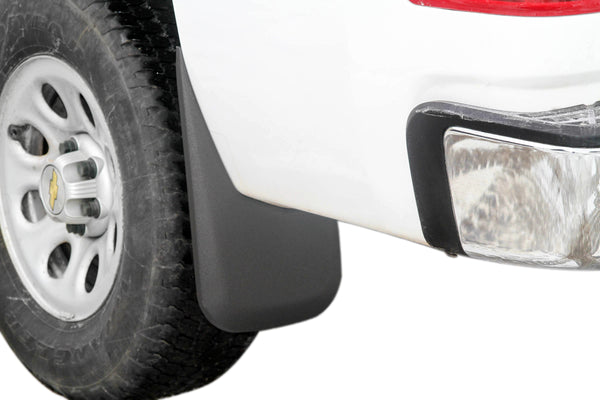 2007-2013 Compatible with Chevy Silverado Mud Flaps Guards Splash Rear Molded 2pc Set