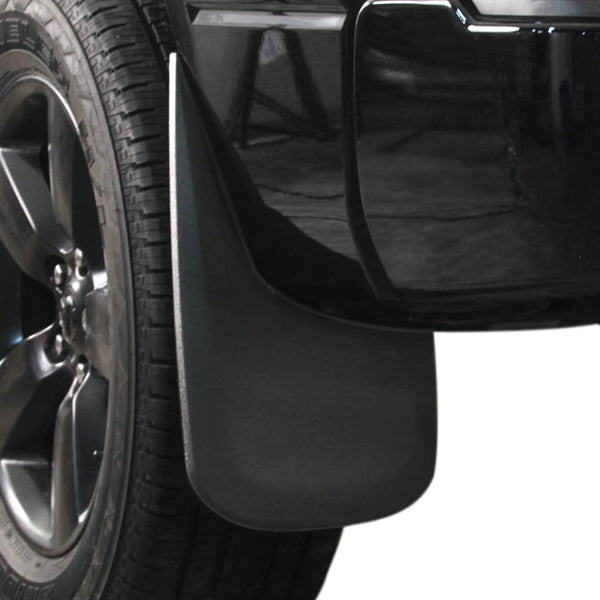 Red Hound Auto 2009-2017 Dodge Ram 1500 or 2010-2017 2500 3500 Molded Splash Custom Fit Mud Flaps - Rear Only 2 Piece Set Pair - Without Flares