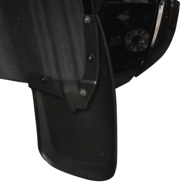 Red Hound Auto 2009-2017 Dodge Ram 1500 or 2010-2017 2500 3500 Molded Splash Custom Fit Mud Flaps - Rear Only 2 Piece Set Pair - Without Flares