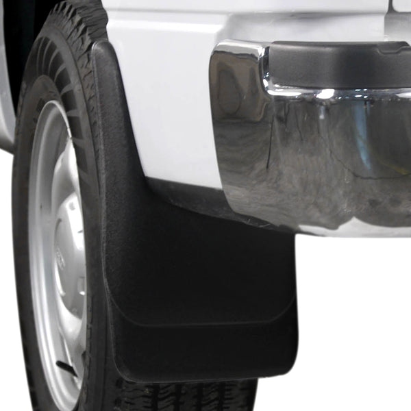 2004-2014 Compatible with Ford F150 Mud Flaps Guards Splash Rear Molded 2pc Set (Without Fender Flares)