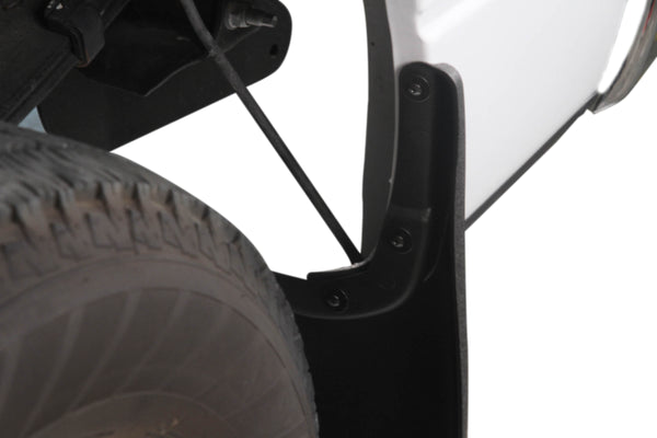 2004-2014 Compatible with Ford F150 Mud Flaps Guards Splash Rear Molded 2pc Set (Without Fender Flares)