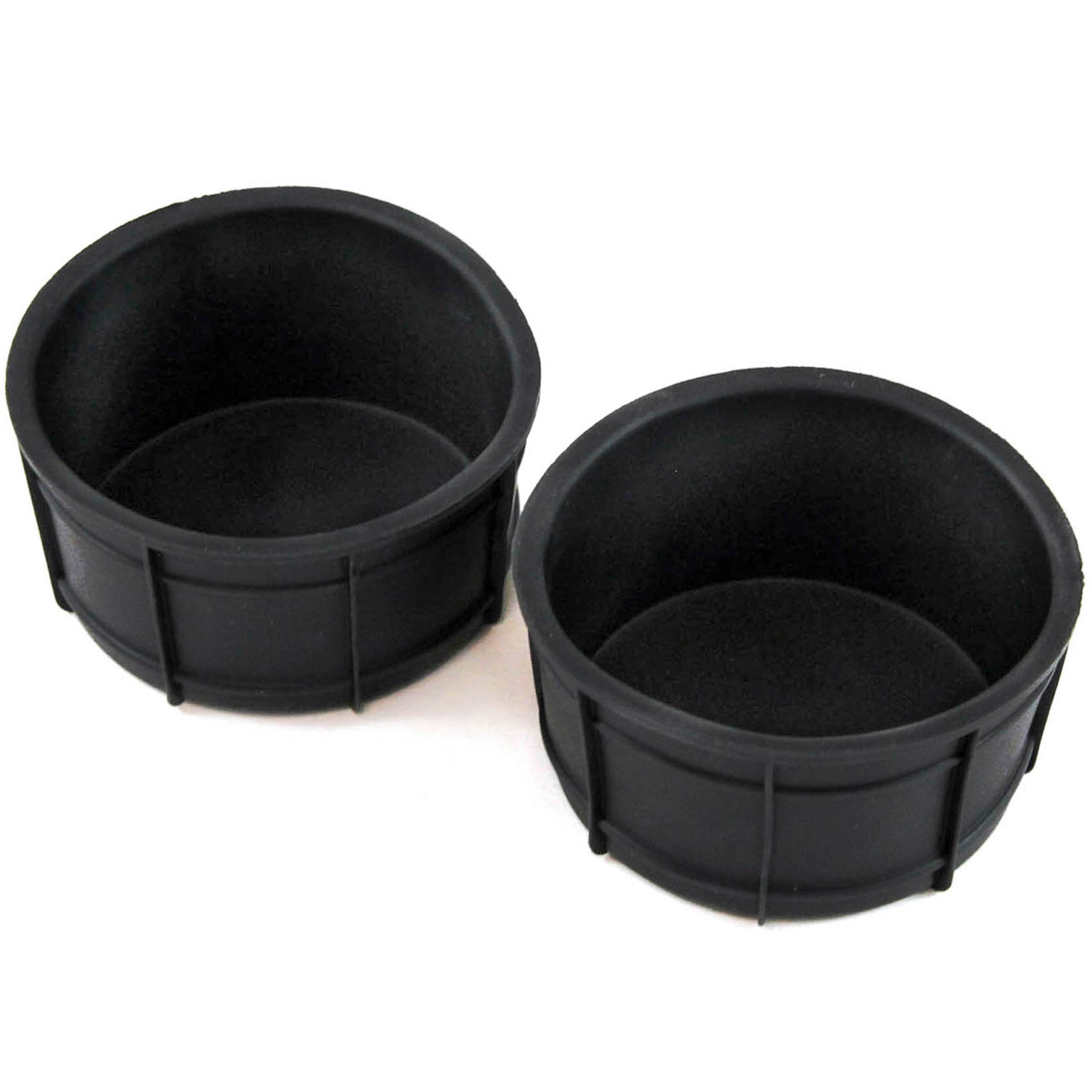 Red Hound Auto 2 Door Cup Holder Inserts Front 2013-2018 Compatible with Ram 1500 2500 3500 Rubber Liners Replacement