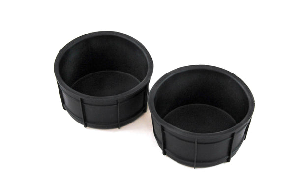 Red Hound Auto 2 Front Center Console Cup Holder Inserts 2016-2018 Compatible with Nissan Armada Rubber Liner