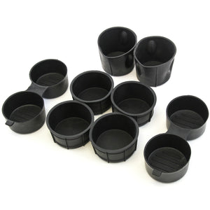 Red Hound Auto Center Console 3rd Row Door Cup Holder 2003-2009 Compatible with Toyota Sienna Insert Liners 10 Cup