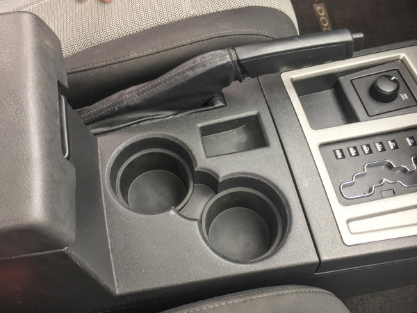 Red Hound Auto Center Console Front Cup Holder Insert 2007-2012 Compatible with Dodge Nitro Liner Replacement