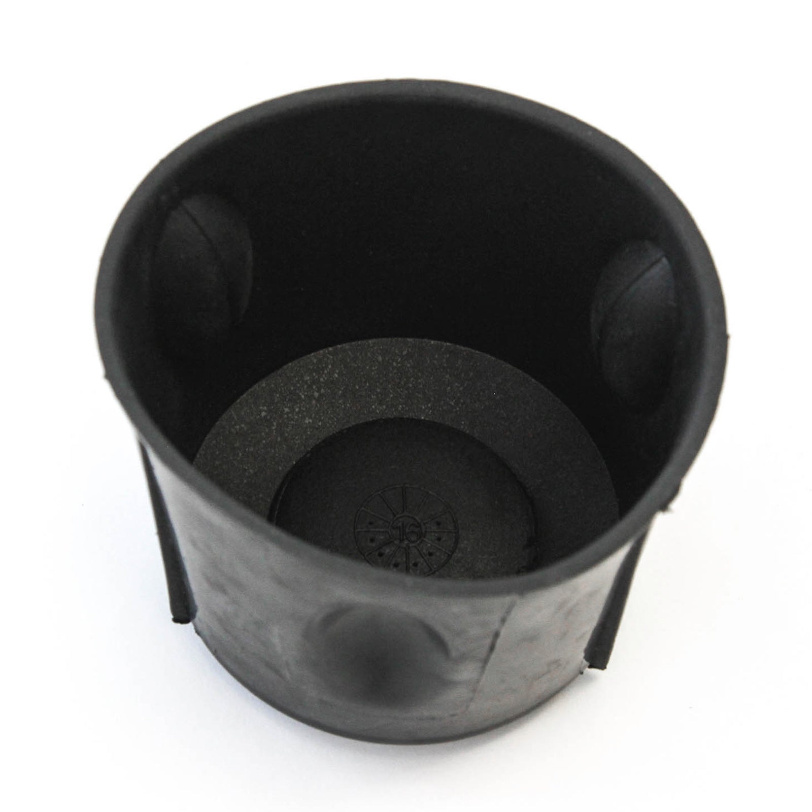 Center Console Rear Cup Holder Insert 2010-2017 Compatible with Hyundai Accent Liner Black Replacement