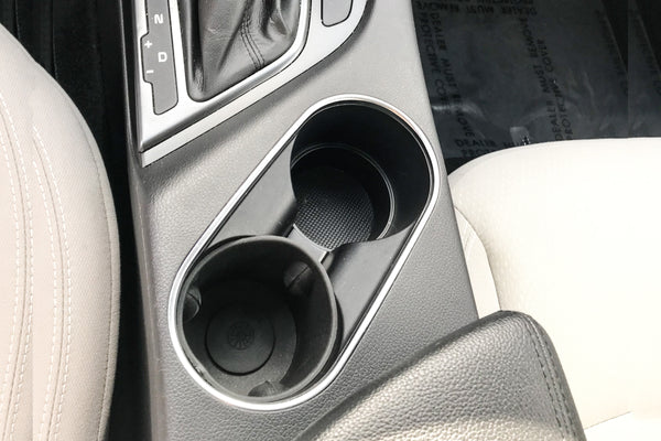 Red Hound Auto Center Console Front Cup Holder Insert 2010-2015 Compatible with Kia Optima Liner Black Replacement