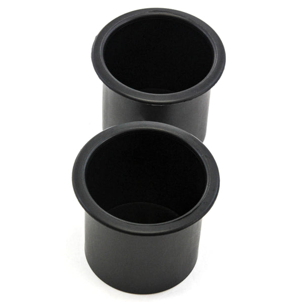 Red Hound Auto 2 Front Cup Holder Inserts 2000-2005 Compatible with Chevy Impala Liners Replacement Black Replacement