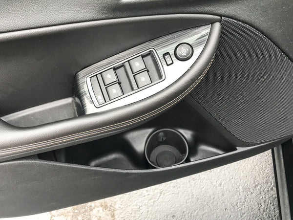 Red Hound Auto 2 Front Door Cup Holder Inserts 2014-2019 Compatible with Chevy Impala Liner Replacement Black Replacement