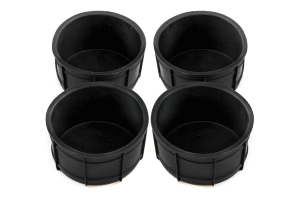 Red Hound Auto 4 Front Seat Floor Rear Seat Flip Cup Holder Inserts 2001-2006 Compatible with Chevy GMC Silverado Sierra Crew Cab Replacement