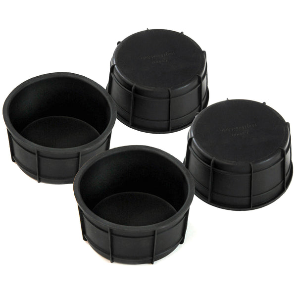 Red Hound Auto 4 Front Seat Floor Rear Seat Flip Cup Holder Inserts 2001-2006 Compatible with Chevy GMC Silverado Sierra Crew Cab Replacement