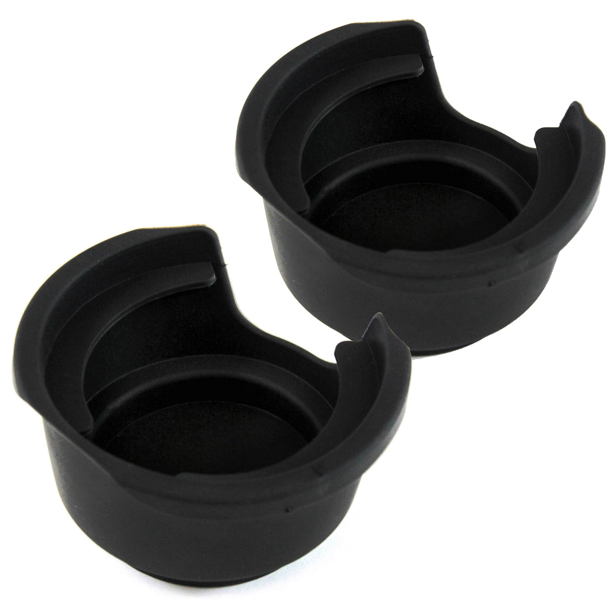 Red Hound Auto 2 Front Cup Holder Inserts 1999-2005 Compatible with Chevy GMC Astro Safari Liner Left Right Pair Black Replacement