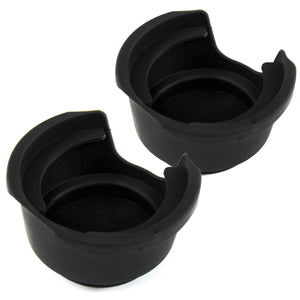 Red Hound Auto 2 Front Cup Holder Inserts 1999-2005 Compatible with Chevy GMC Astro Safari Liner Left Right Pair Black Replacement