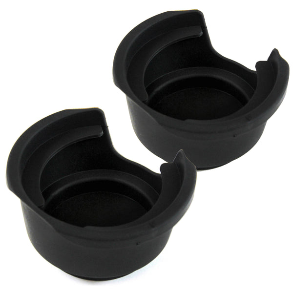 Red Hound Auto 2 Front Cup Holder Inserts 1999-2005 Compatible with Chevy GMC Astro Safari Liner Left Right Pair Black Replacement