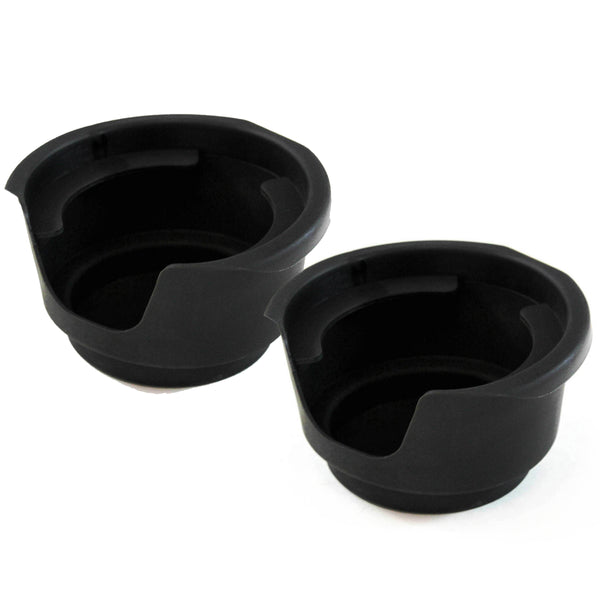 Red Hound Auto 2 Front Cup Holder Inserts 1999-2005 Compatible with Chevy GMC Astro Safari Liner Left Right Pair Black Replacement