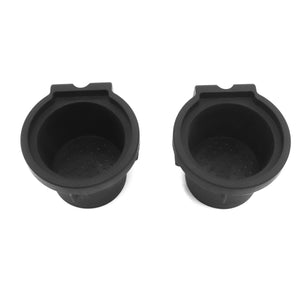 Red Hound Auto Cup Holder Inserts 2 Piece Compatible with Nissan Maxima 2015-2019 fits Front Center Console Rubber Black Liner Beverage Holder Pair Set