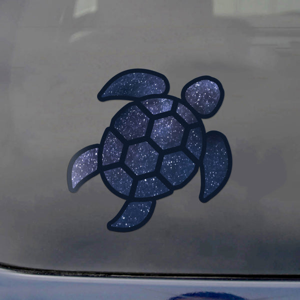 Red Hound Auto Sea Turtle Space Sticker Decal Wall Tumbler Cup Window Car Truck Laptop 4 Inches