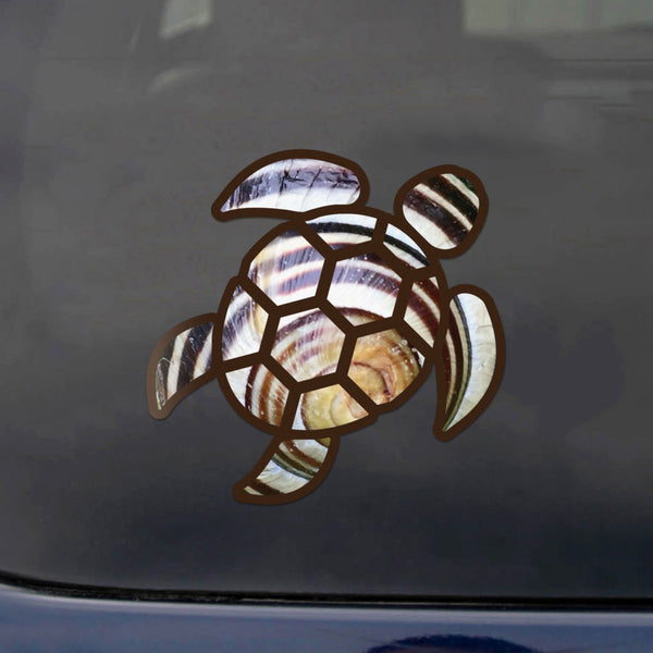 Red Hound Auto Sea Turtle Snail Shell Sticker Decal Wall Tumbler Cup Window Car Truck Laptop 2.5 Inches