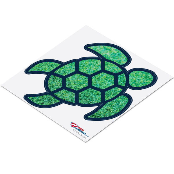 Red Hound Auto Sea Turtle Grass Green Sticker Decal Wall Tumbler Cup Window Car Truck Laptop 2.5 Inches