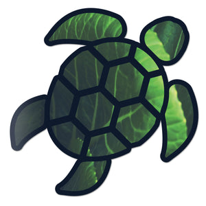 Red Hound Auto Sea Turtle Leaf Green Sticker Decal Wall Tumbler Cup Window Car Truck Laptop 2.5 Inches