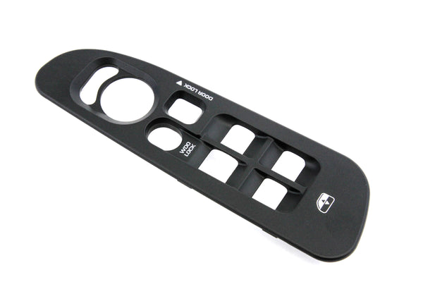 Red Hound Auto 2002-2005 Compatible with Dodge Ram 1500 2500 3500 Quad Cab Bezel Dark Gray for Master Window Switch Panel Plate