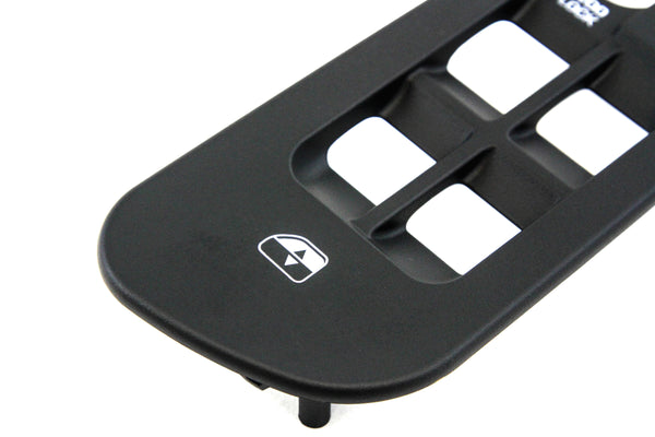 Red Hound Auto 2002-2005 Compatible with Dodge Ram 1500 2500 3500 Quad Cab Bezel Dark Gray for Master Window Switch Panel Plate