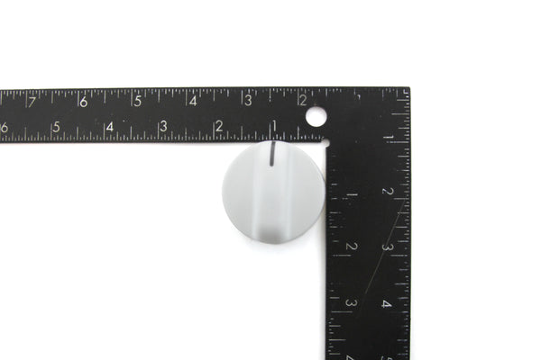 Red Hound Auto 1 White Range Top Surface Burner Knob Replacement Compatible with Whirlpool Roper Estate Maytag 8273104
