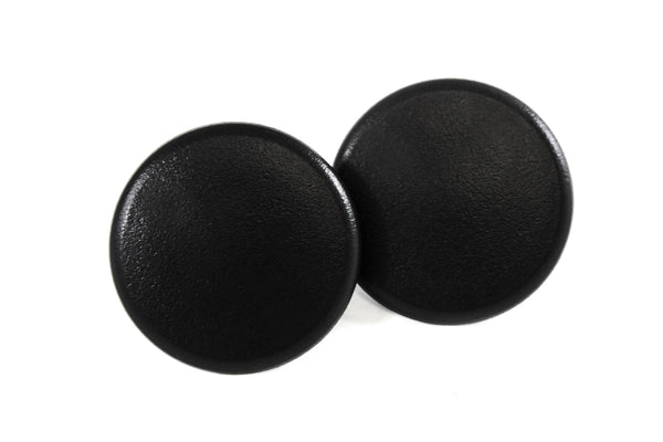 2 Rear Armrest Cover Caps Black Ebony 2007-2014 Compatible with GM Trucks & SUVs Arm Rest Snap New