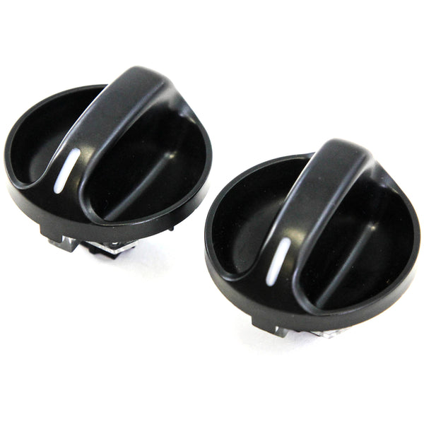 2 Compatible with Toyota Tundra 2000-2006 Control Knobs Heater AC or Fan Replacement New