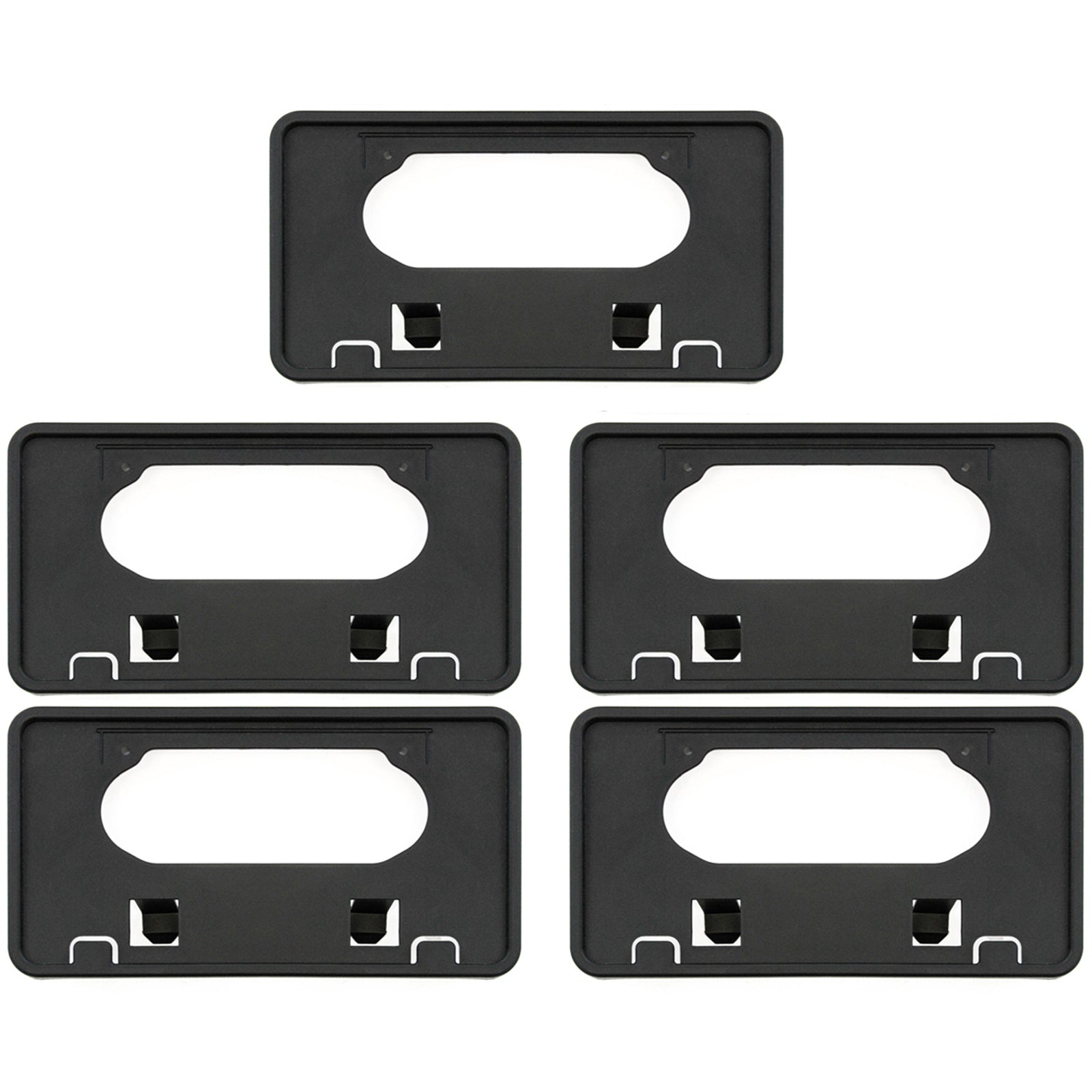 Red Hound Auto 5 2009-2014 Compatible with Ford F150 Front License Plate Bumper Mounting Bracket New Premium