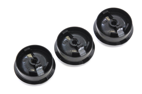 3 Control Knobs Fan Heater AC 2012-15 Compatible with Toyota Tacoma Temperature Clear Black
