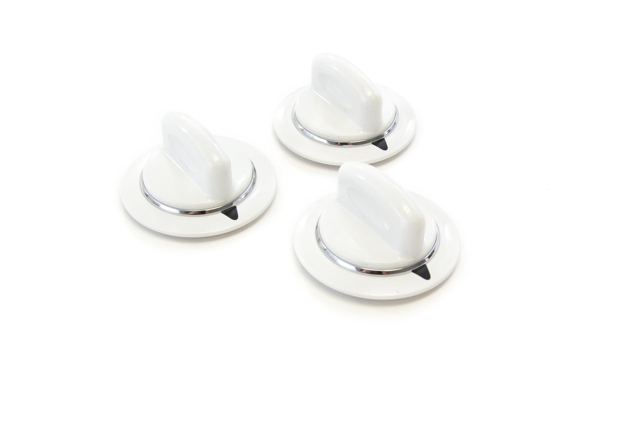 Red Hound Auto 3 White Dryer Timer Control Knobs Replacement Compatible with General Electric Hotpoint RCA WE1M654
