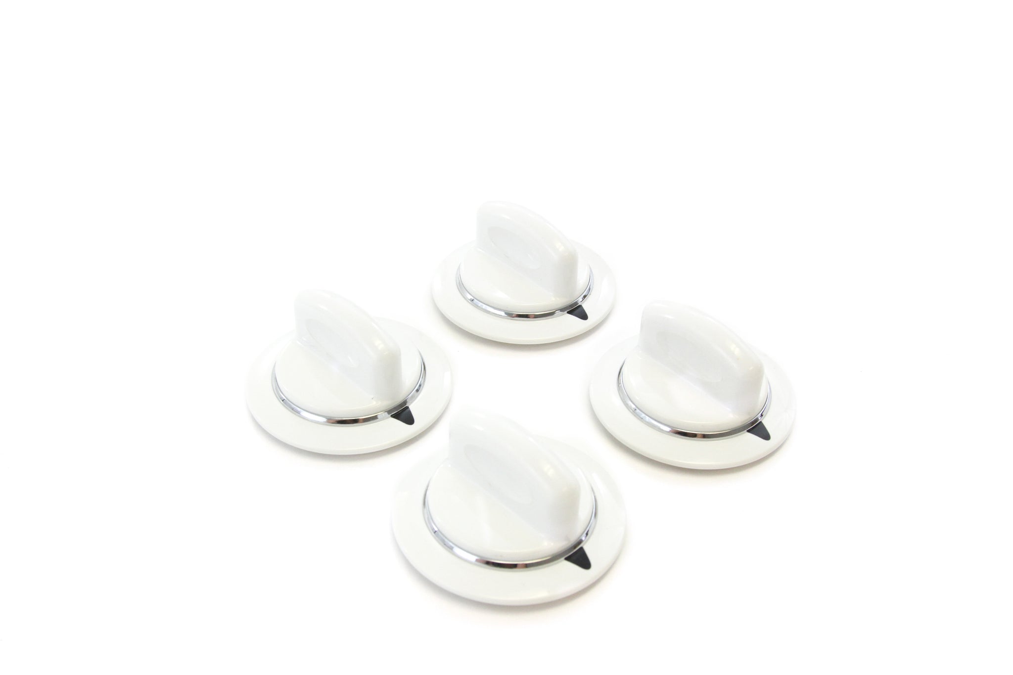 Red Hound Auto 4 White Dryer Timer Control Knobs Replacement Compatible with General Electric Hotpoint RCA WE1M654
