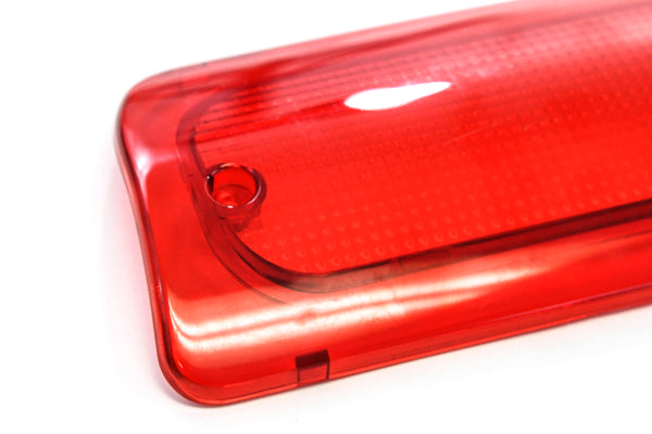 3rd Brake Light Lens 1994-2004 Compatible with Chevy GMC S-10 S10 Sonoma EXTENDED CAB Only Genuine RHA High Red Third Brake