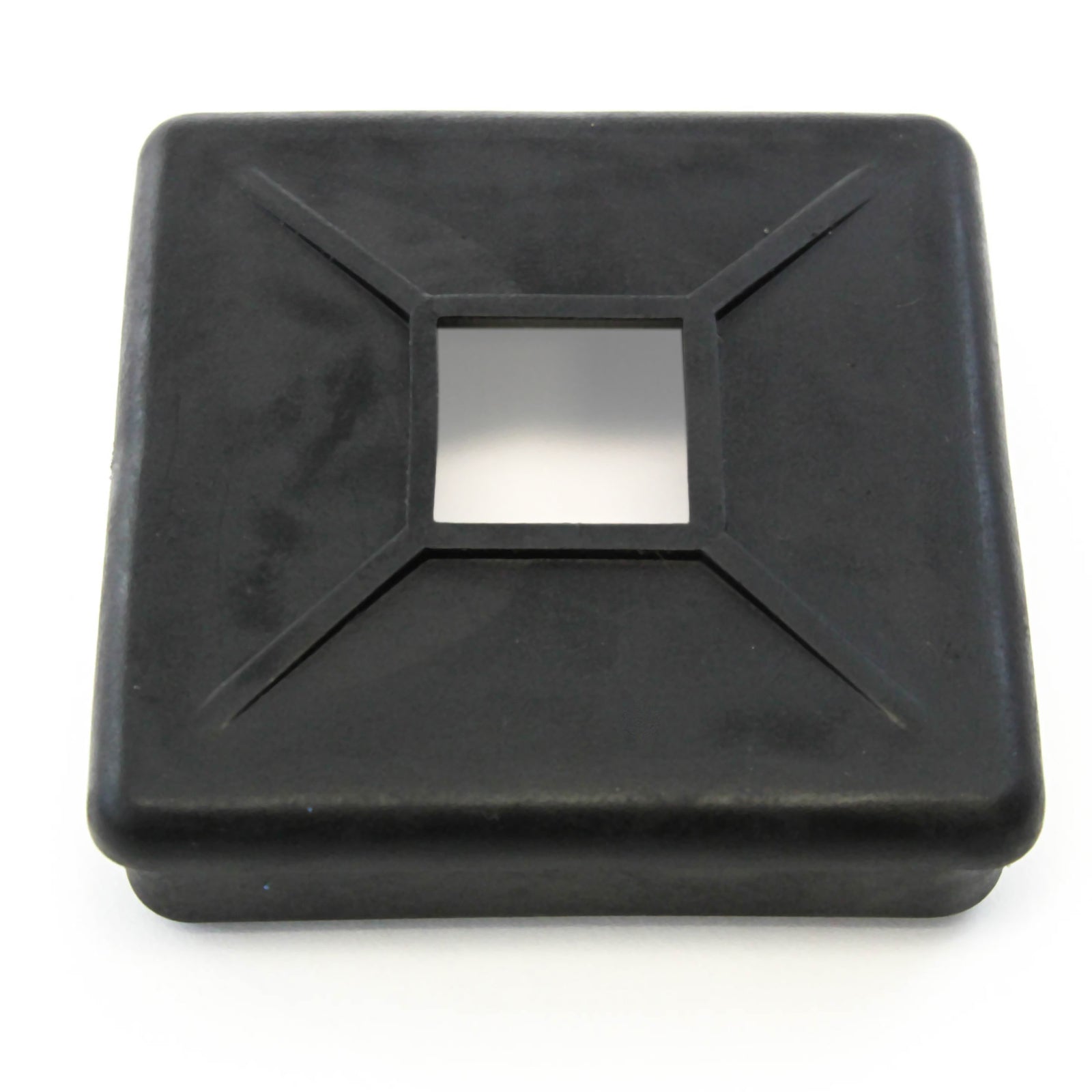 Red Hound Auto Bumper Plug End Cap Square 4 Inches Vented Cover RV Camper Trailer Single New