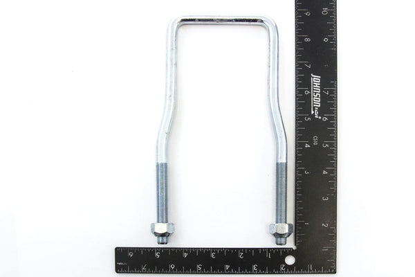 Red Hound Auto U-Bolt Spare Tire Carrier Holder Bracket Side Mount 4 or 5 Lug Zinc Plated New
