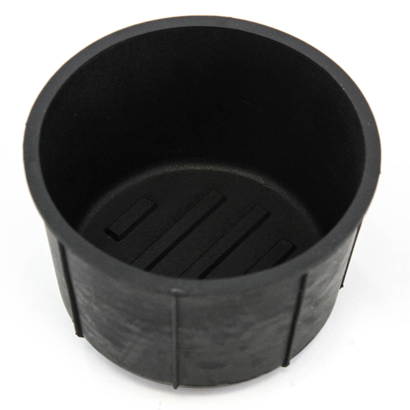 Red Hound Auto 2009-2014 Compatible with Ford F150 Flow Through Center Console Rear Left Side Cup Holder Insert Rubber Liner