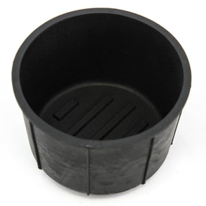 Red Hound Auto 2009-2014 Compatible with Ford F150 Flow Through Center Console Rear Left Side Cup Holder Insert Rubber Liner