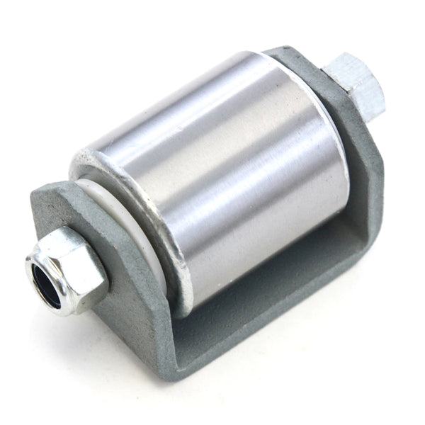 2 Weld on Steel Micro 2 Inches Roller Heavy Duty Steel Wheel Caster Grease Fitting RV Trailers