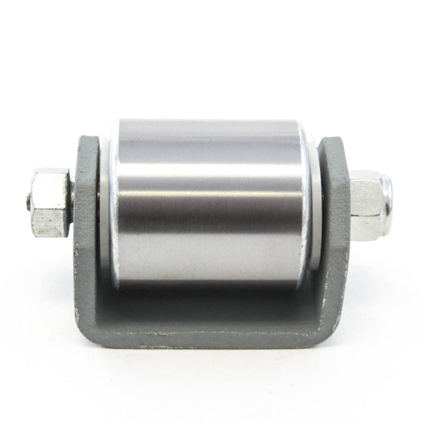 Weld on Heavy Duty Steel 2 Inches Roller Heavy Duty Steel Mini Wheel with Grease Fitting RV Trailers Caster