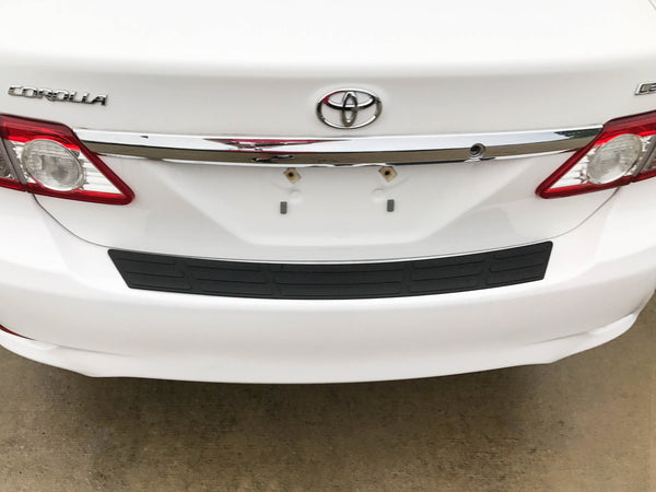Red Hound Auto Replacement Rear Bumper Protector 2011-2013 Compatible with Toyota Corolla Scratch Cover Custom Fit Black