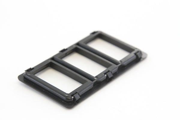 Red Hound Auto Switch Bezel Black 3-Slot Compatible with Jaguar XJS 1989-1996 for Power Windows (Sunroof or Convertible Top)