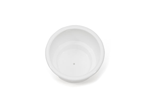 Red Hound Auto 1 Cup Holder Plastic Pocket Recessed Insert Universal with Drain for Boat RV Car Truck Marine Pontoon Motorhome Camper Drop In White 3-1/2 Inch I.D. & 4-1/8 Inch O.D.