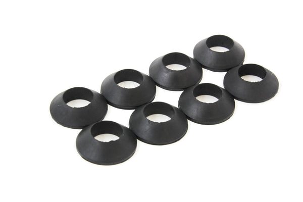 Red Hound Auto D-Ring Shackle Isolator Compatible with Jeep Towing Off Road Kit 3/4 Inches Silencer Clevis 8pc Set