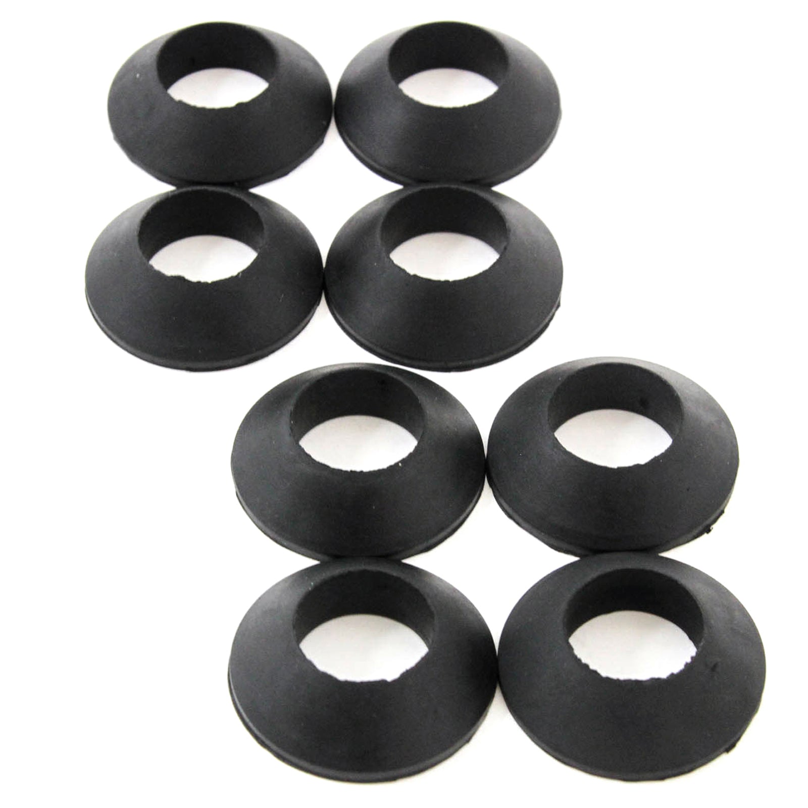 Red Hound Auto D-Ring Shackle Isolator Compatible with Jeep Towing Off Road Kit 3/4 Inches Silencer Clevis 8pc Set