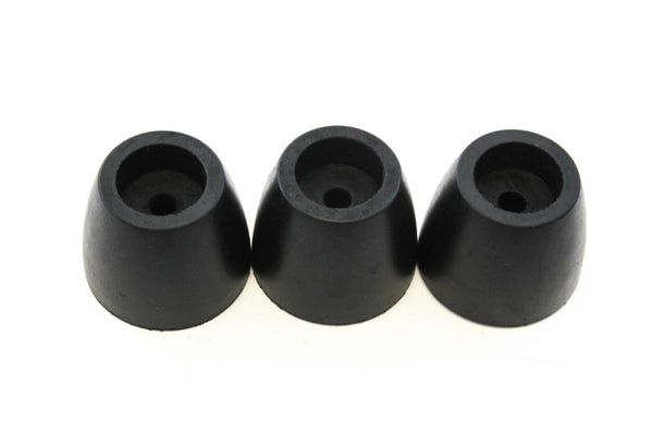 Red Hound Auto 3 Rubber Bumper for Trailer Compatible with Ramp Door Truck 2 Inches Thick Cone Replacement Cargo Stop