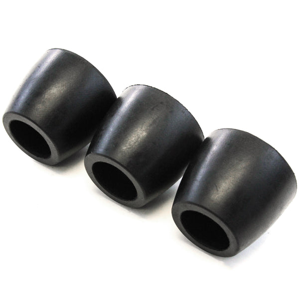 Red Hound Auto 3 Rubber Bumper for Trailer Compatible with Ramp Door Truck 2 Inches Thick Cone Replacement Cargo Stop